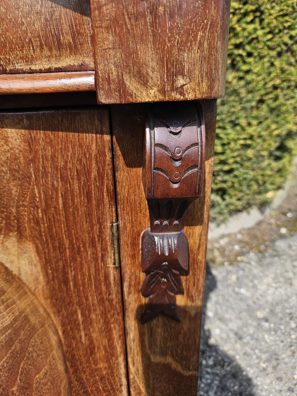 Cassettiere: Commode ancienne en bois massif, 2 portes & 1 tiroir – Usato da Bussigny venduto da Zabeth1030 3