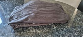 2 Spannbetttuch Novitesse Mikrofaser grau neu