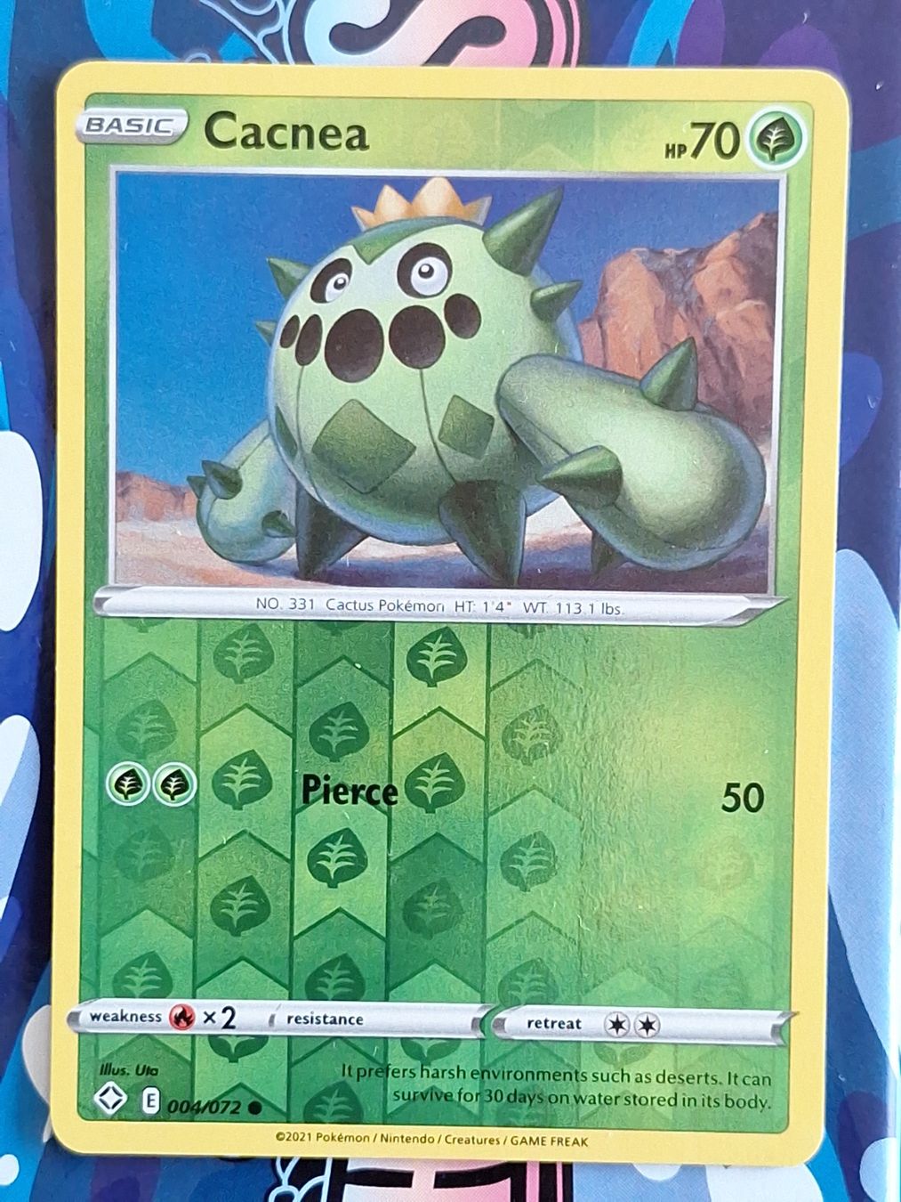 Pokémon Carte collezionabili: Cacnea - Reverse Holo Shining Fates - #2Ord – Usato da Altstätten SG venduto da GGsGameshop