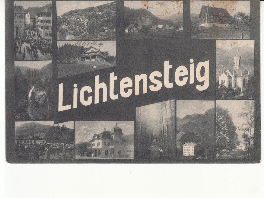 Ansichtskarten: Lichtensteig 1919, mit Stempel Köbelisberg – Gebraucht aus Bürglen TG von StampGraf