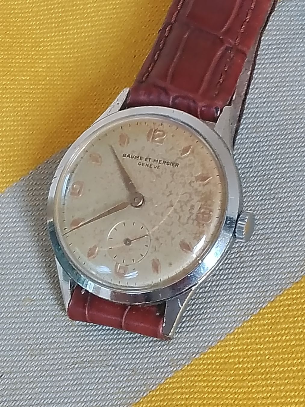 Baume & Mercier Orologi: Baume et Mercier Antik 34 mm läuft  – Usato da Agno venduto da sam2608 6