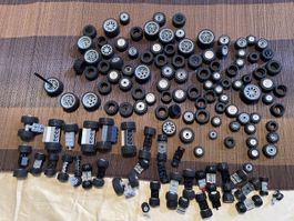 Lego Reifen und Räder Konvolut viele Teile gebraucht