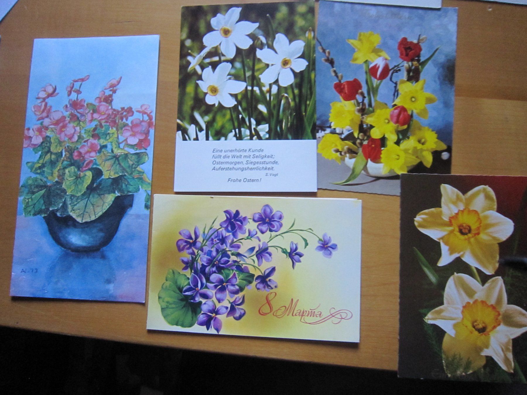 Ansichtskarten: No2 Postkarten Blumen – Gebraucht aus Gordola von Polentaefung 6