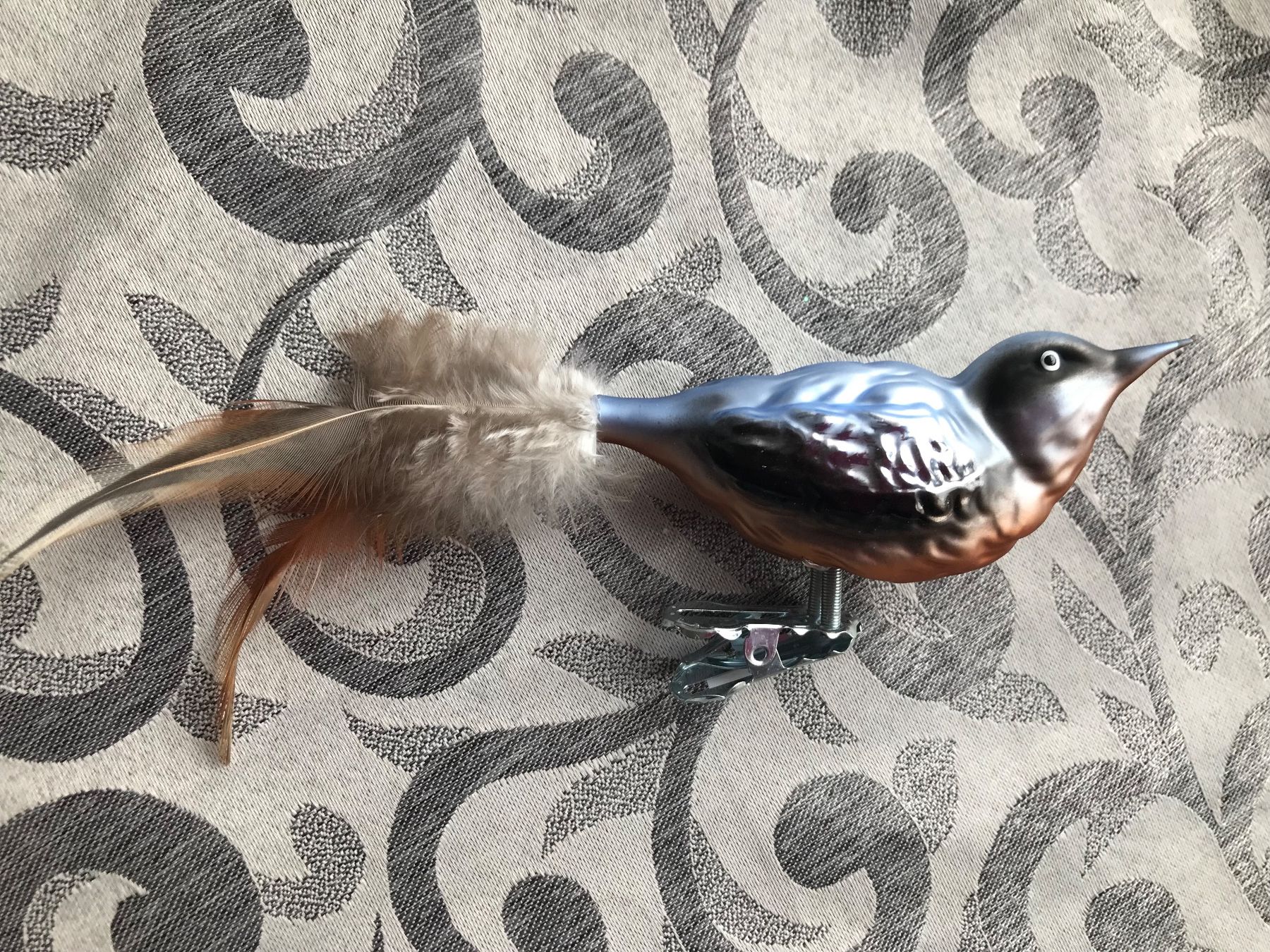 Tutte le decorazioni: Kleiber Vogel Christbaumschmuck – Nuovo e nell'imballaggio originale da Alpnach Dorf venduto da marvo