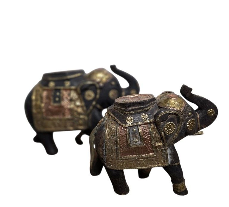 Sculture & Statue: Couple elephants – Usato da Vernier venduto da 19pigments
