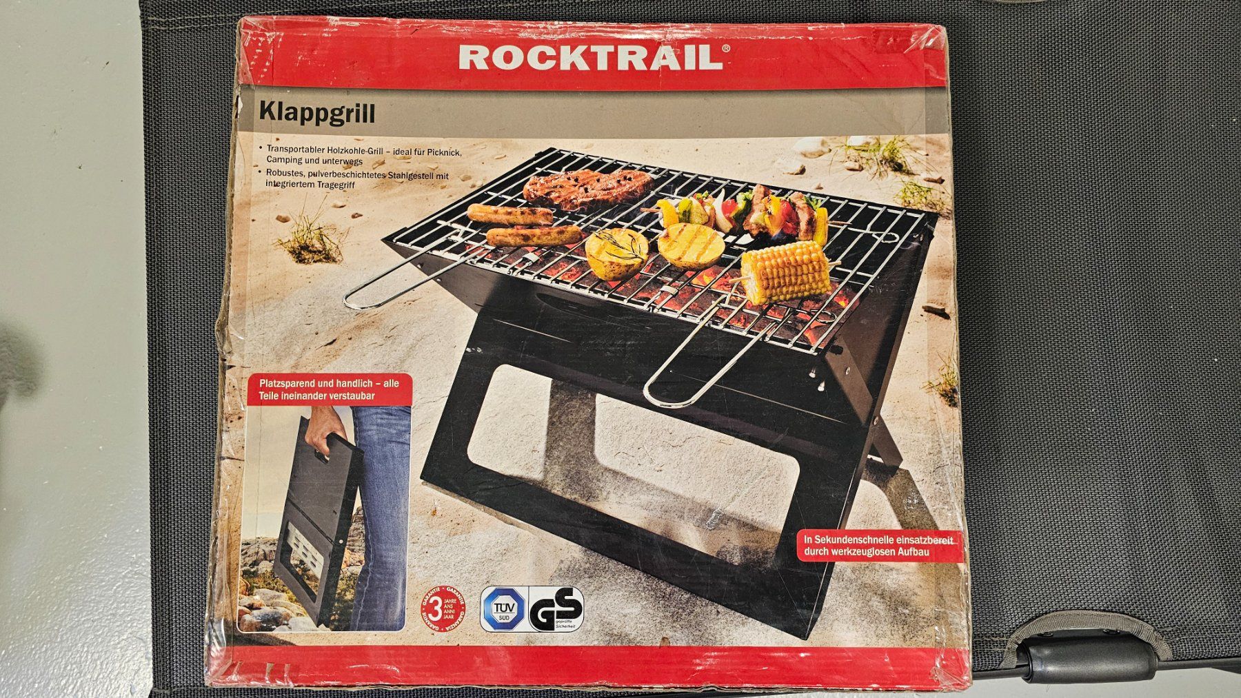Griglie: Rocktrail Klappgrill neuwertig & kompakt – Nuovo e nell'imballaggio originale da Au SG venduto da zijo2zla