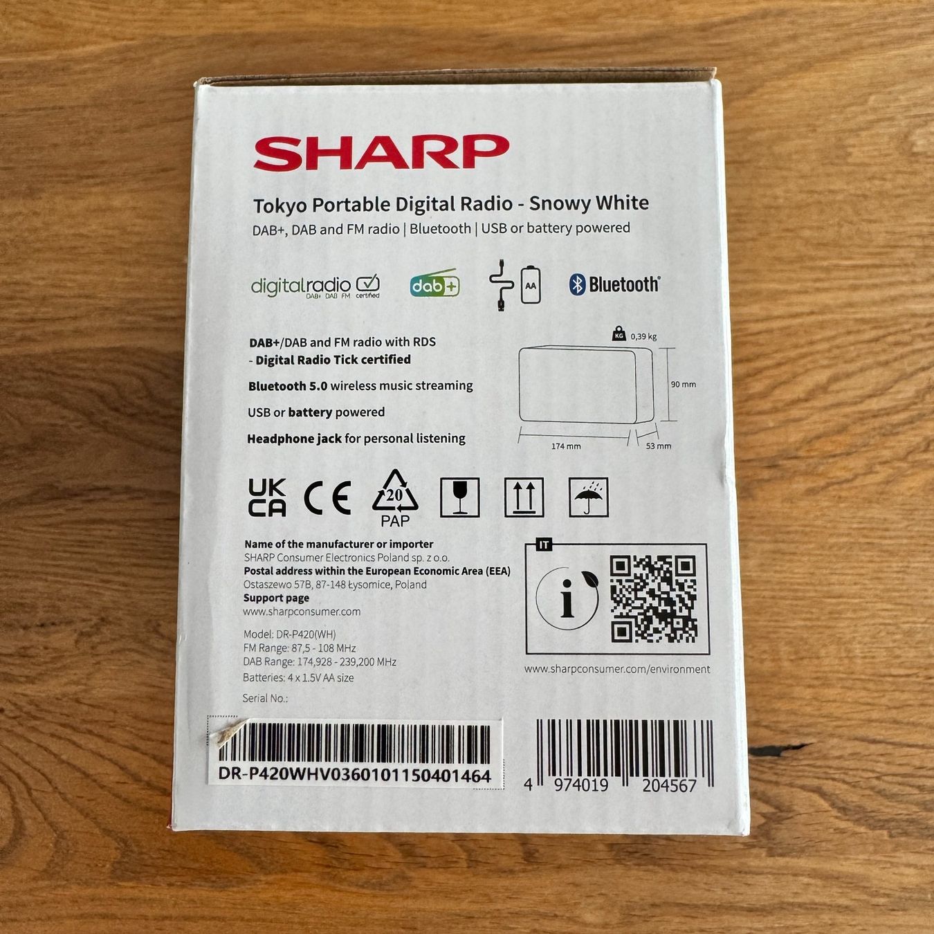 Neues Radio Sharp DR-P420 mit DAB+, FM, Bluetooth (Neu und ...