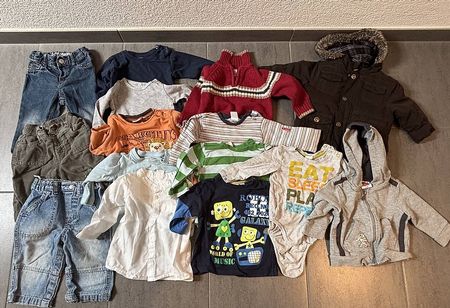 Kleiderpaket Junge Gr. 74 (Herbst/ Winter) 15 Teile