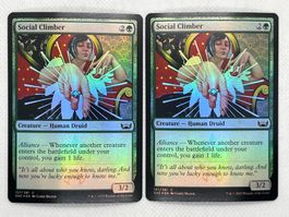 Magic the Gathering: 2x Social Climber Foil, Near Mint!