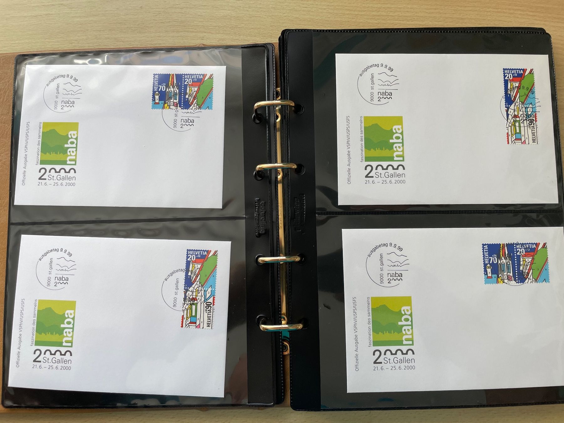 Alle Briefmarken: Magnifique classeur ouatiné à thème – Gebraucht aus Sonceboz-Sombeval von Comment2 8