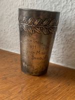 Antiker Becher Melodia Grenchen 1911 versilbert WMF