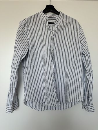 Herren Hemd blau gestreift Grösse L guter Zustand