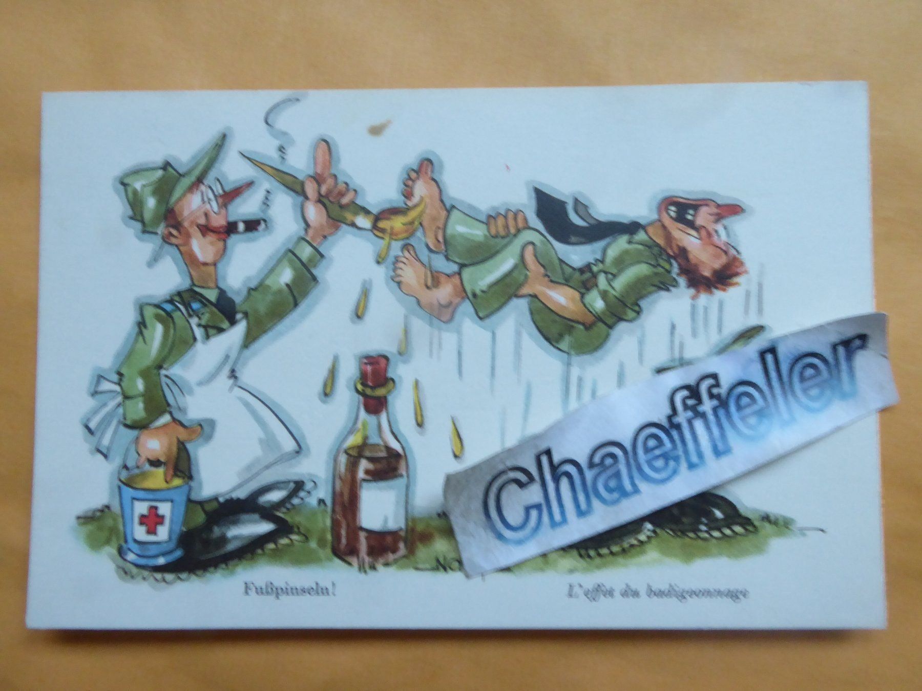 Cartes postales: Fusspinseln!  Feldpost – D'occasion à Zürich par Chaeffeler