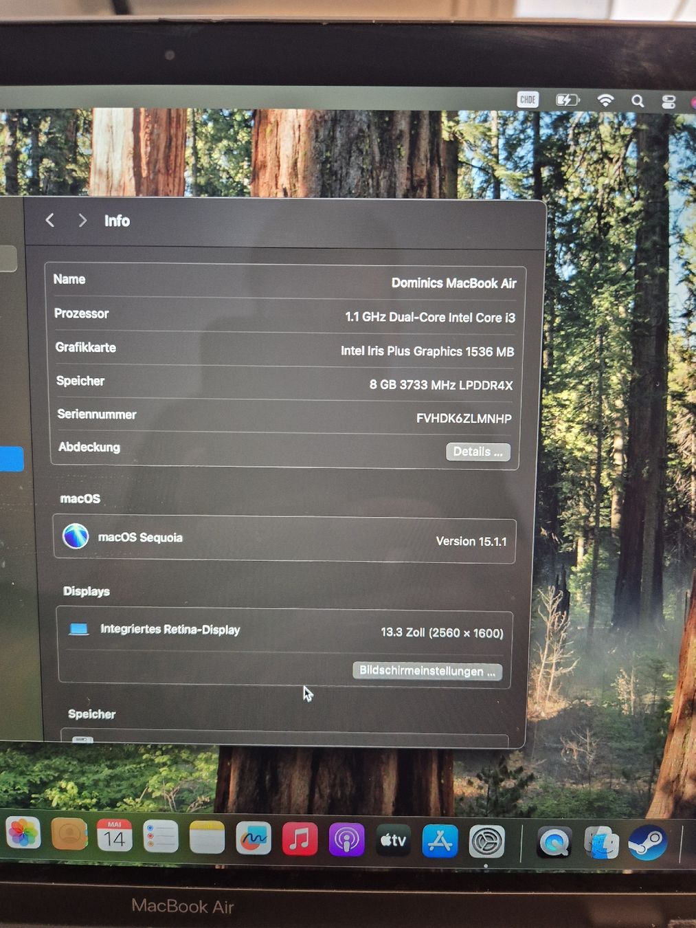 Apple Notebook: MacBook Air, Wenig Gebraucht – Usato da Henggart venduto da dom_7tdc 1
