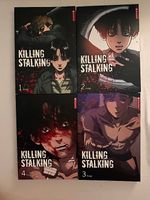 Killing Stalking Manga, Band 1-4, Top Zustand