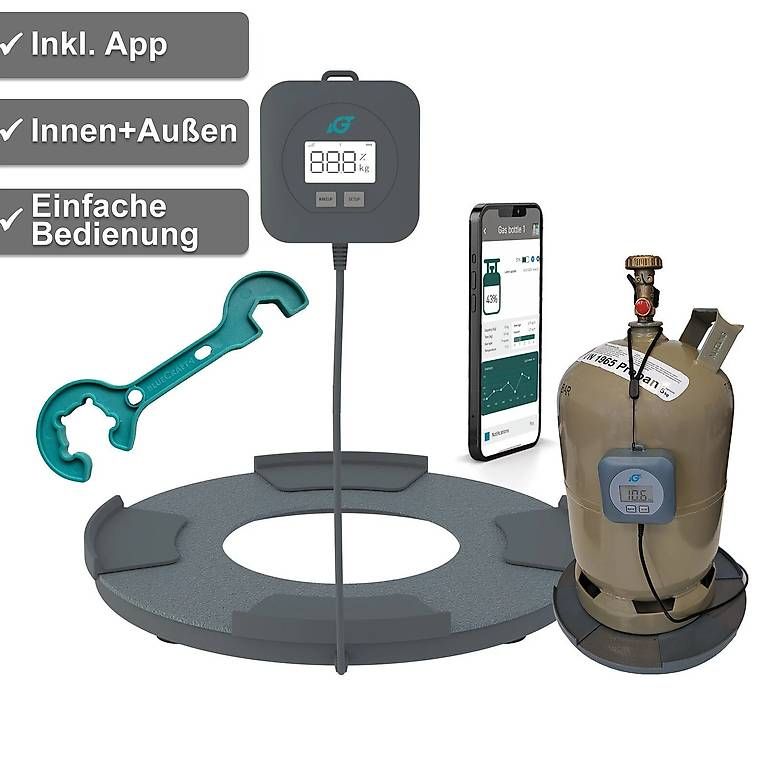 Personenwaagen: iGasView Gasflaschenwaage mit Bluetooth & App – Gebraucht aus Winterthur von PO_TeGe 4