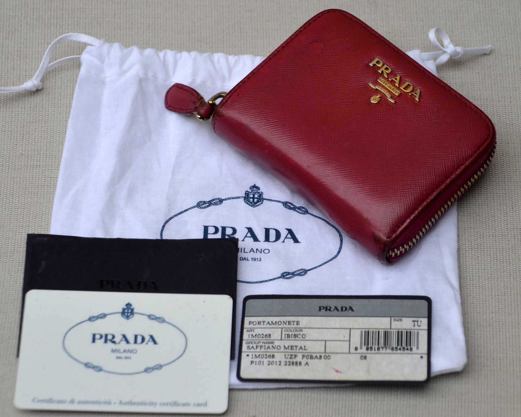 Prada Portamonete: Prada Portemonnaie / Geldbörse – Usato da Collonges venduto da Auganien