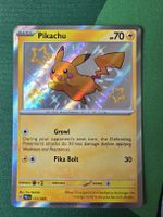 Pokemon Pikachu Shiny 131/091 Paldea Fates Englisch