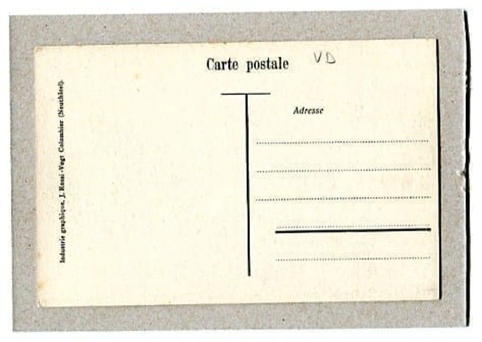 Cartoline postali: Colombier, Entree du Chateau – Usato da Ottikon b.Kemptth. venduto da Neptun1974 1