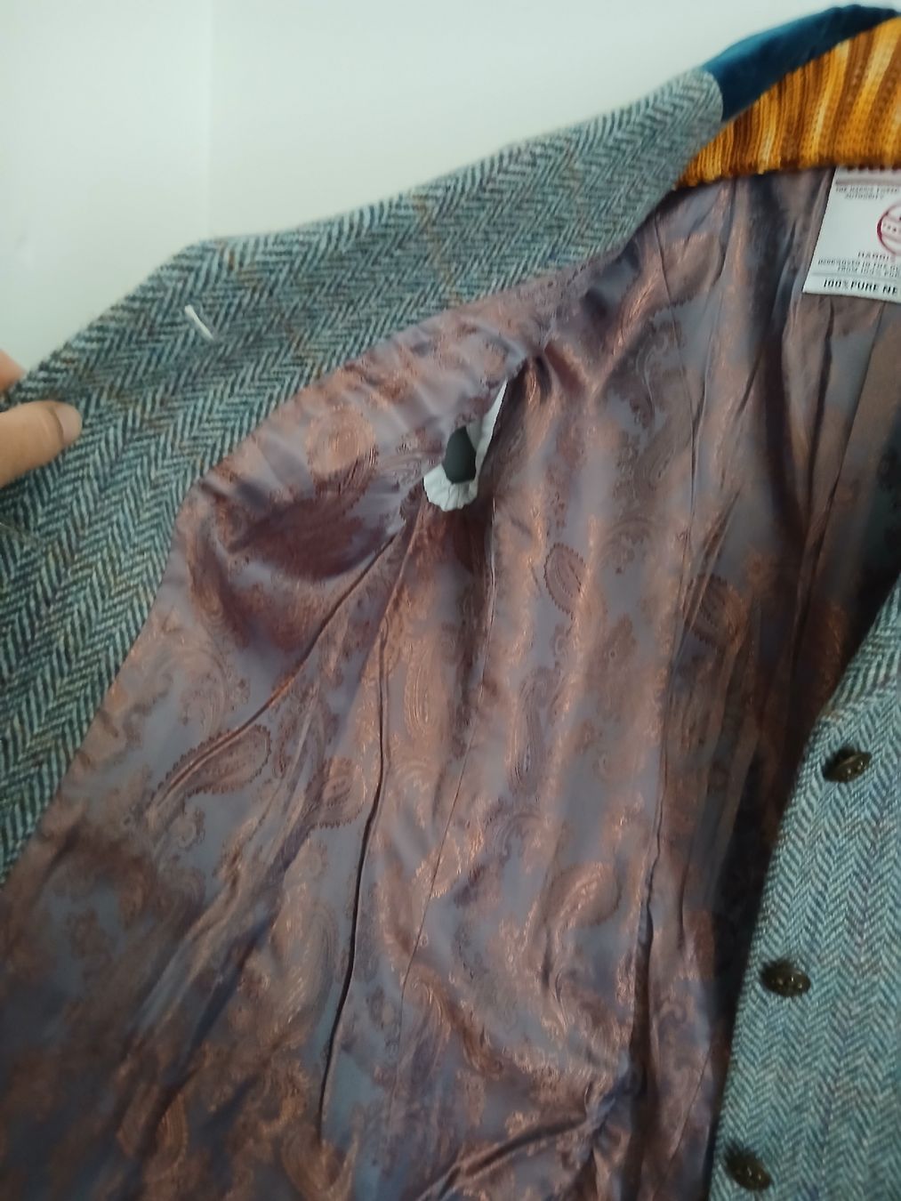 Giacche: Harris Tweed Vintage Jacket Wool Blue Size S – Nuovo (secondo la descrizione) da Wil SG venduto da tre_g2l7 4