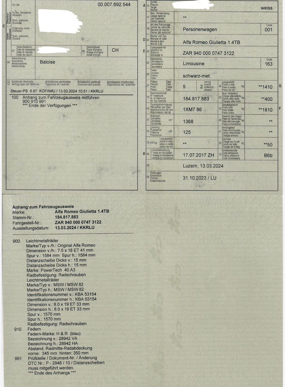 Alfa Romeo Automobili: Alfa Romeo Giulietta – Usato da Eich venduto da dav_2ylt 9