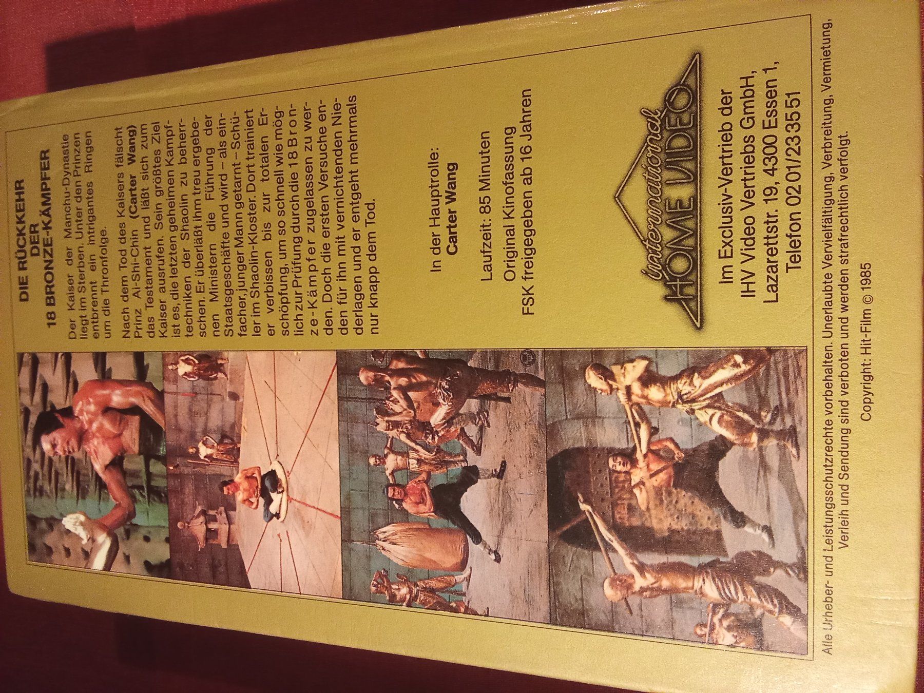 Alle VHS: 18 Bronzekämpfer Filmreihe 3x IHV VHS – Gebraucht aus Remetschwil von Hofiii 3