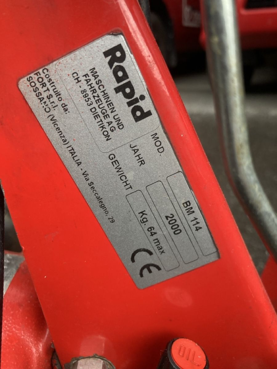 Rapid Toutes les machines: Motormäher Rapid 114 – D'occasion à Grabs par lomag 3