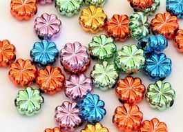 Kunststoffperle blume 13mm (20Stk.)