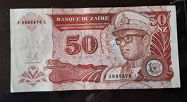 Billet 50 Nouveaux Zaïres 24-6-1993 Zaire
