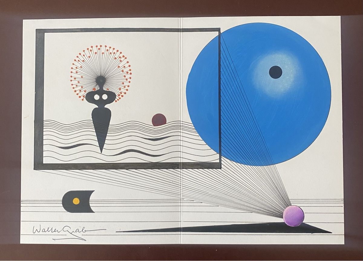 Dipinti: Walter Grab - Mischtechnik, handsigniert – Usato da Bern venduto da art-for-sale