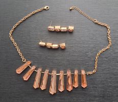 Set: Halskette mit Ohrstecker