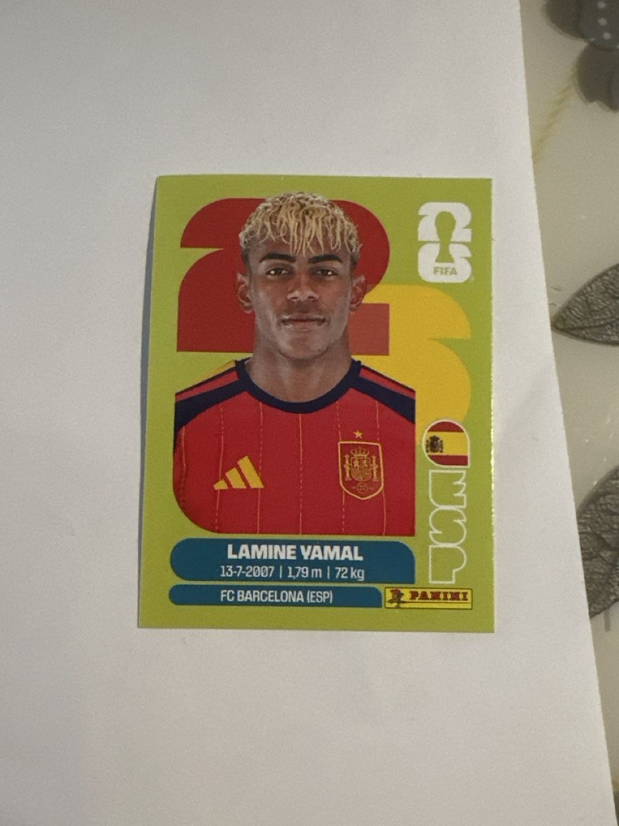 Panini Carte collezionabili: Lamine Yamal Panini Sticker 2026 – Nuovo e nell'imballaggio originale da Wittenbach venduto da bar_lgw5