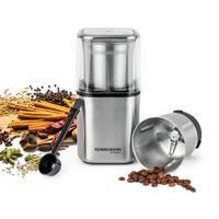 Kaffeemühle Gewürzmühle Elektromühle 200W mit 2 Behältern