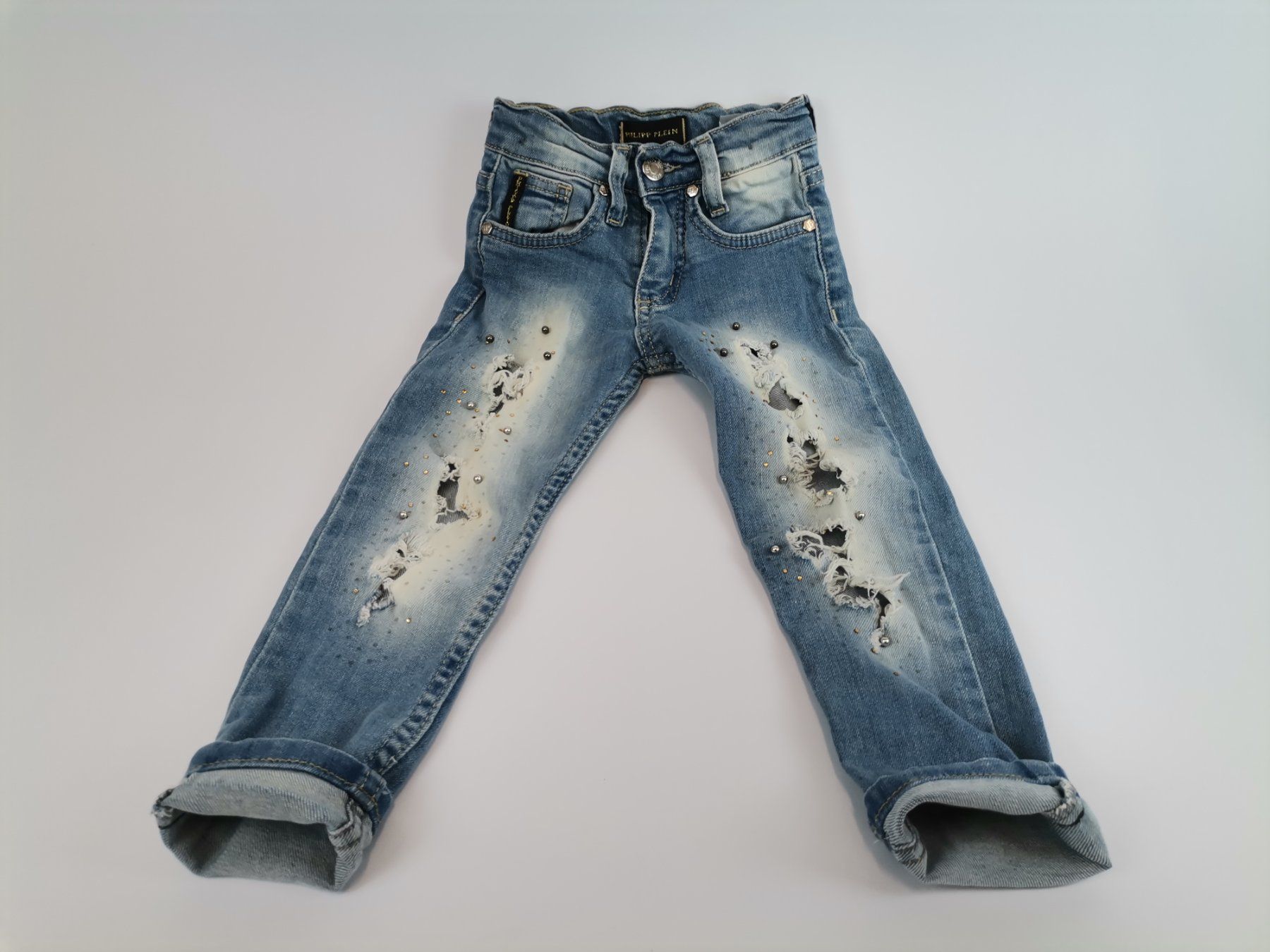 Philipp Plein Pantaloni: PHILIPP PLEIN Jeans Hellblau Gr.92 – Usato da Schaffhausen venduto da Restwert_SH 1