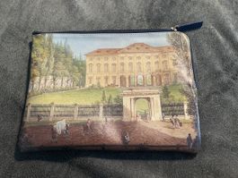 SALE Edle Clutch Tasche mit Kunstmotiv, NEU