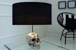 Tischleuchte Skull Tischlampe Alu NEU SOFORT