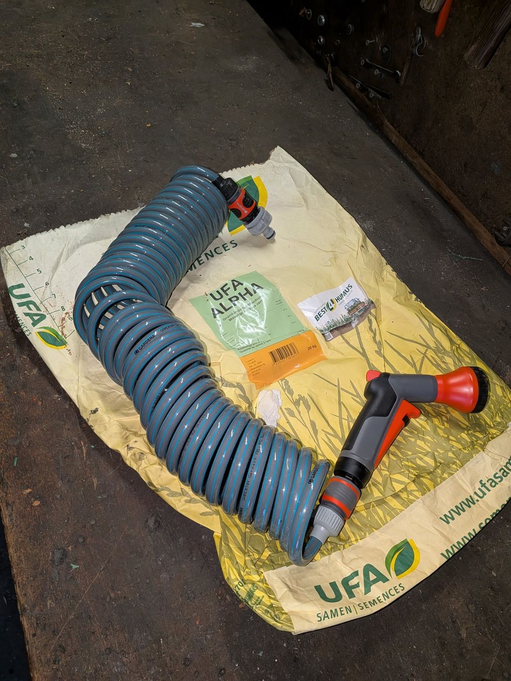 Gardena Tubi & Tubi flessibili: Spiralschlauch, Gardena, Gartenschlauch – Nuovo (secondo la descrizione) da Langenthal venduto da jufuh 2
