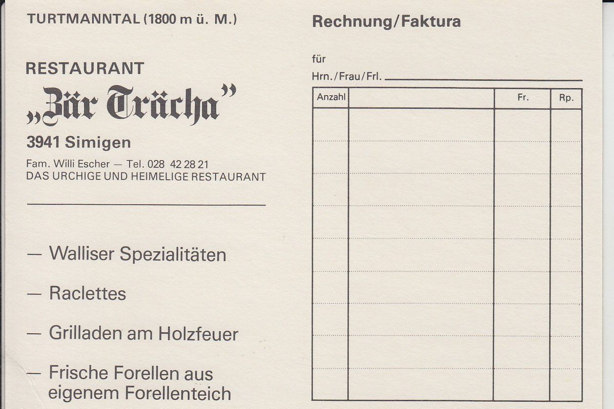 Cartes postales: Simigen   VS  bei Gruben im Turtmanntal – D'occasion à Brig par Valcards54 1