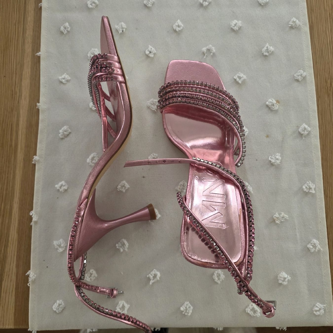 Mango Scarpe da donna: schöne Glitzersandaletten von Mango – Nuovo (secondo la descrizione) da Rickenbach b. Wil venduto da diepe