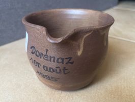 Pot à lait ou crème Dorénaz 1 août 1995 en céramique