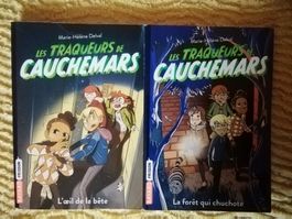 Lot 2 livres Les Traqueurs de Cauchemars, parfait état!