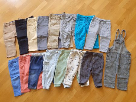 16 Hosen, grosse 74-80