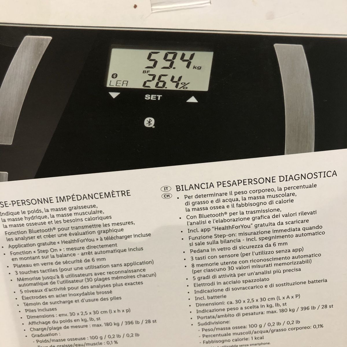 SilverCrest Bilance pesapersone: Neue Diagnose Waage by SilverCrest – Nuovo (secondo la descrizione) da Langnau am Albis venduto da snla_scc9 3