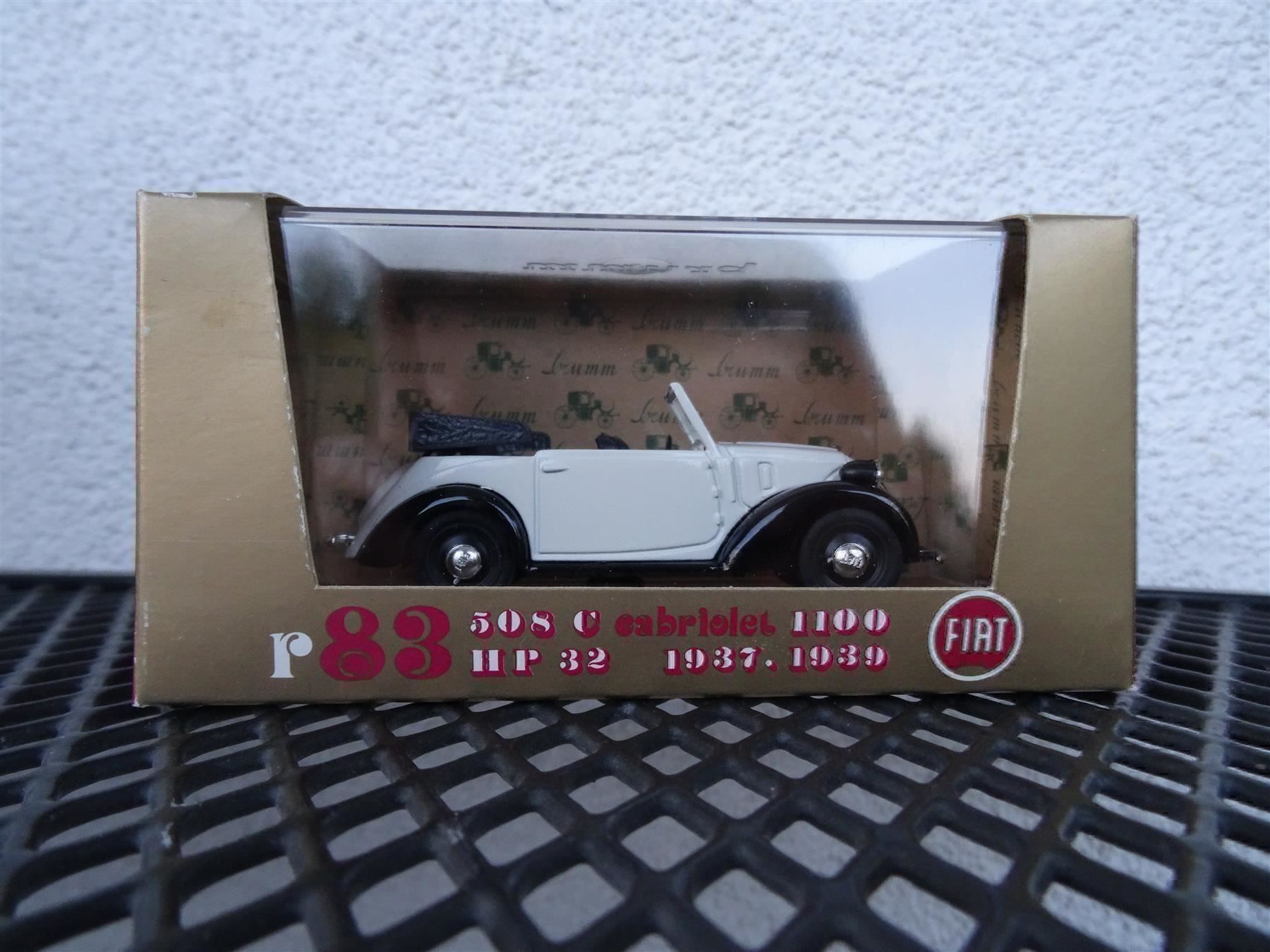 Brumm Modellini d'auto: FIAT Cabrio 1100 BRUMM serie oro r83 – Nuovo (secondo la descrizione) da Lupfig venduto da Hubi64