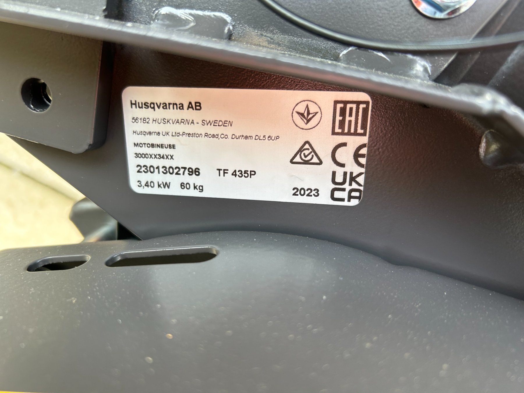 Tutte le macchine: Bodenhacke Husqvarna TF435P – Usato da Gossau SG venduto da Vujke 6