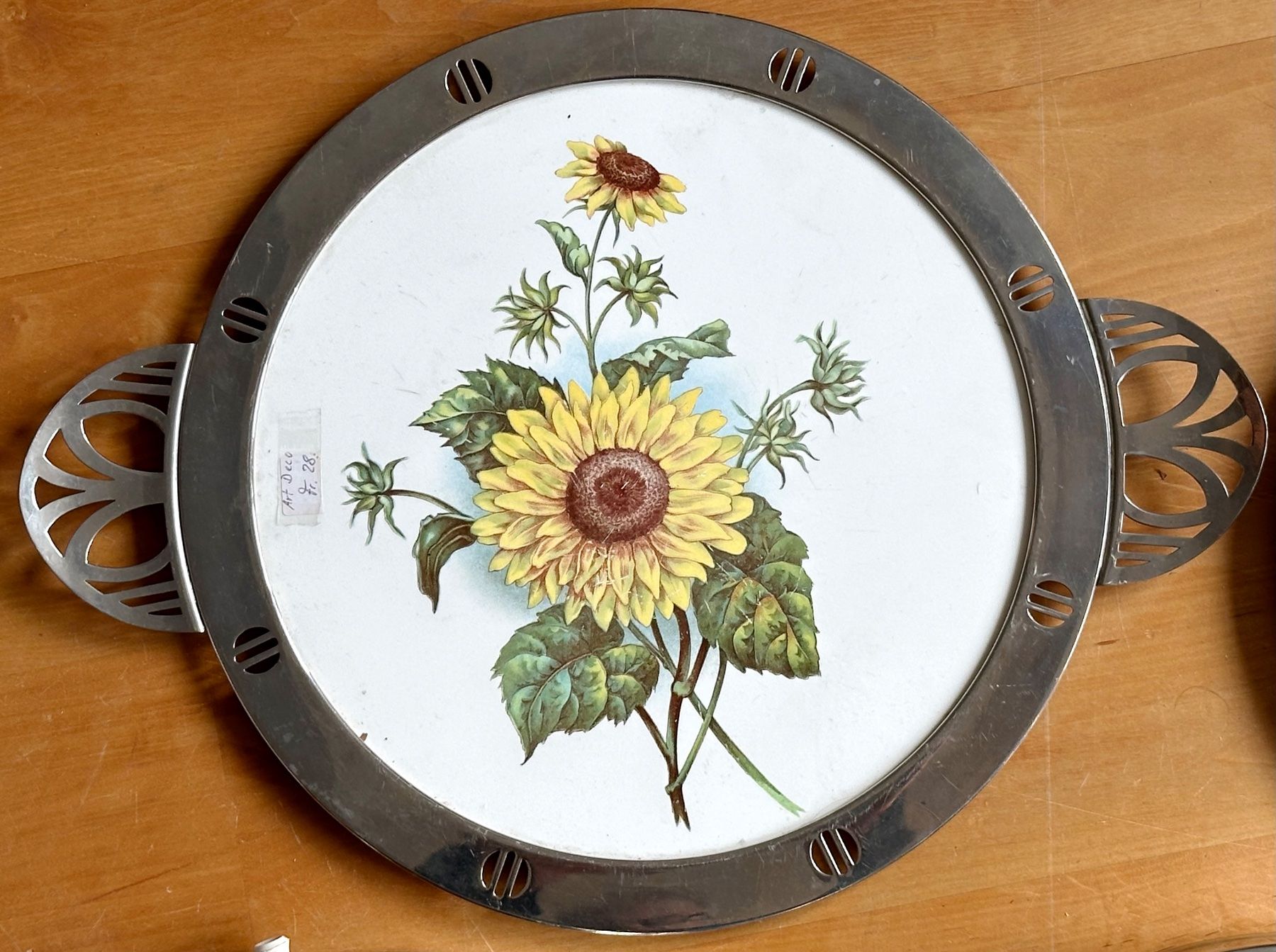 Piatti di portata: 5 antike Servierteller, Tablets Art Deco – Usato da Seltisberg venduto da quadartswiss 2