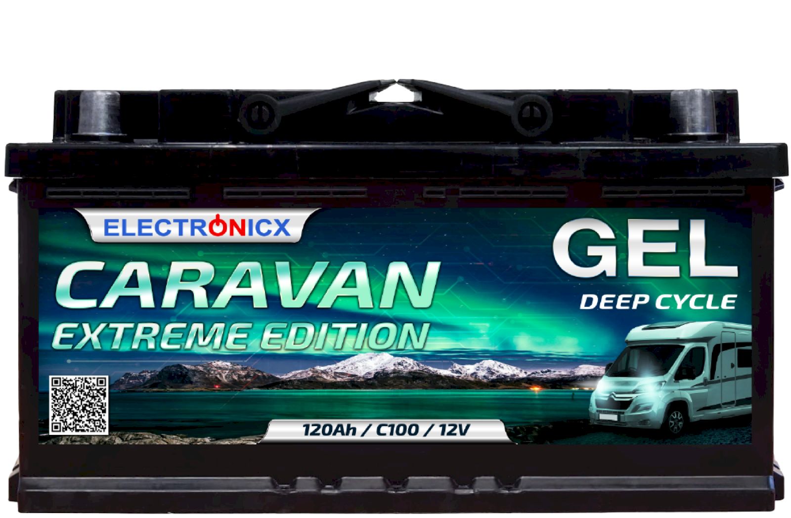 Batteries: Electronicx Caravan EXTREME 120 AH 12V – Neuf avec emballage d'origine à Bottighofen par zaap 2