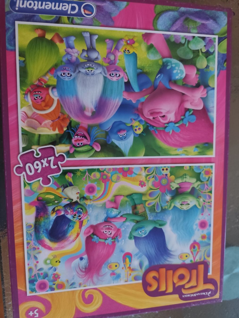 Clementoni Puzzle: 2 mal 60er Puzzle Trolls – Usato da Einsiedeln venduto da lan_2vrp