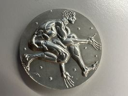 Erni-Medaille Silber 900 20g Verkehrshaus der Schweiz 1969