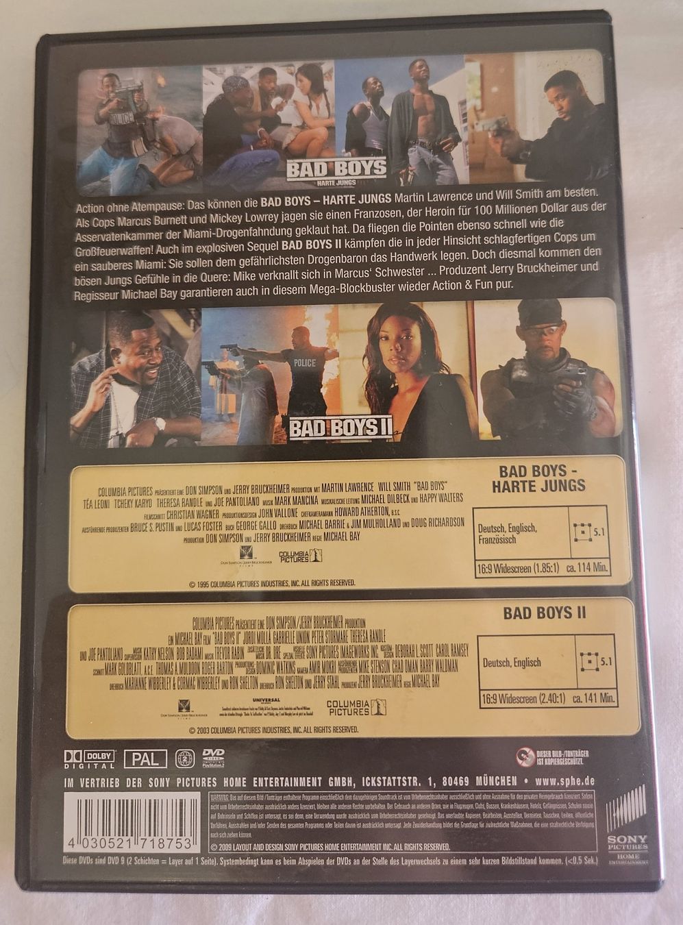 Tutti i DVDs: DVD Bad Boys 1+2 – Usato da Zetzwil venduto da Power4 1